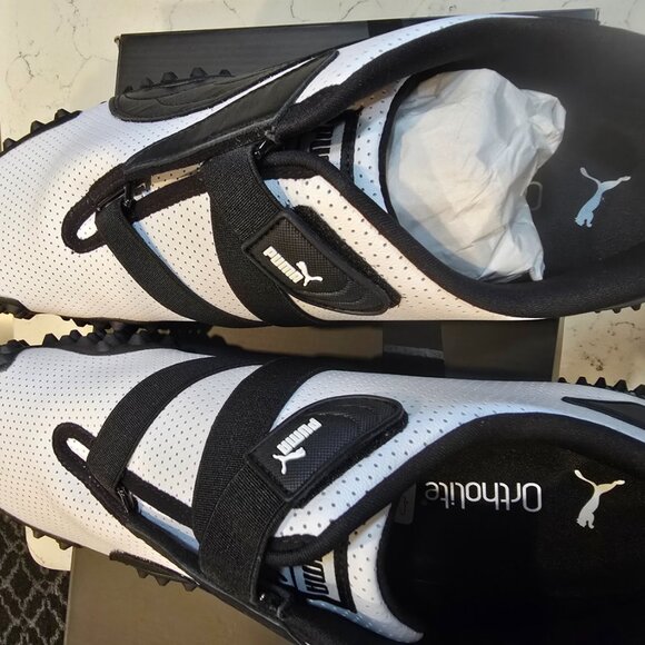 Puma Mostro PERF Puma White Puma Black 397331-01 US MENS SHOES SIZE 11 NEW - Picture 8 of 10